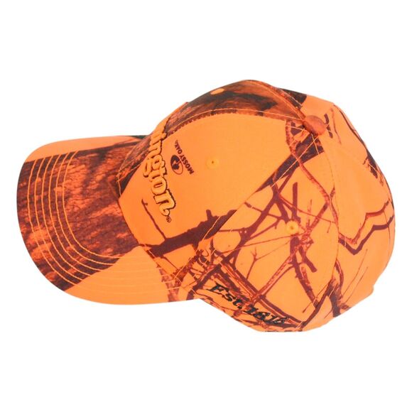 Remington Orange Mossy Oak Camo Embroidered Cap Hat - Picture 2 of 7